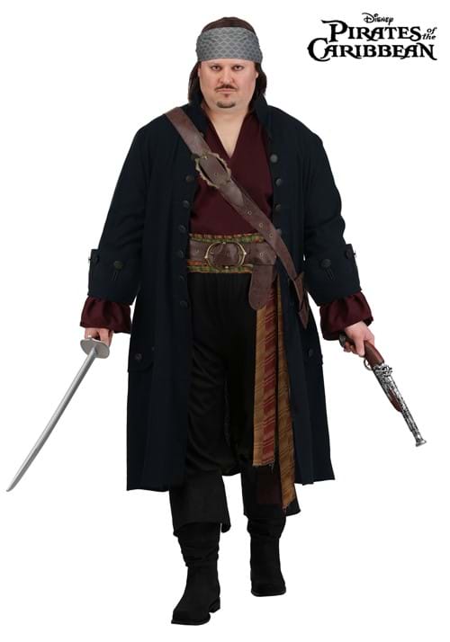 Plus Size Deluxe Disney Will Turner Costume for Men - US 0941