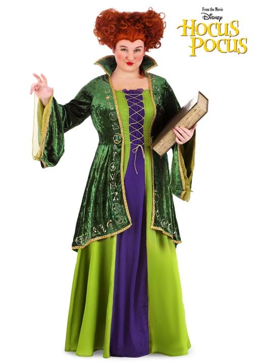 Plus Size Deluxe Disney Winifred Sanderson Costume for Women - US 8158