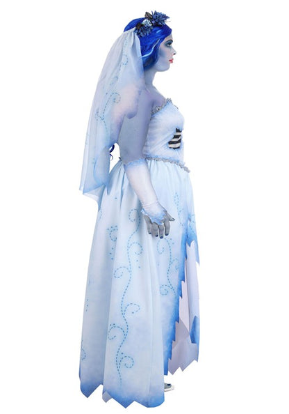Plus Size Deluxe Corpse Bride Emily Costume Dress for Women - US 0931