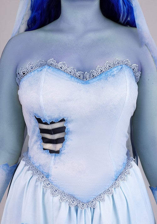 Plus Size Deluxe Corpse Bride Emily Costume Dress for Women - US 0931