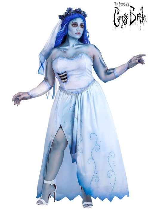 Plus Size Deluxe Corpse Bride Emily Costume Dress for Women - US 0931