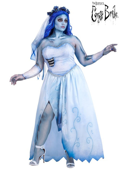 Plus Size Deluxe Corpse Bride Emily Costume Dress for Women - US 0931