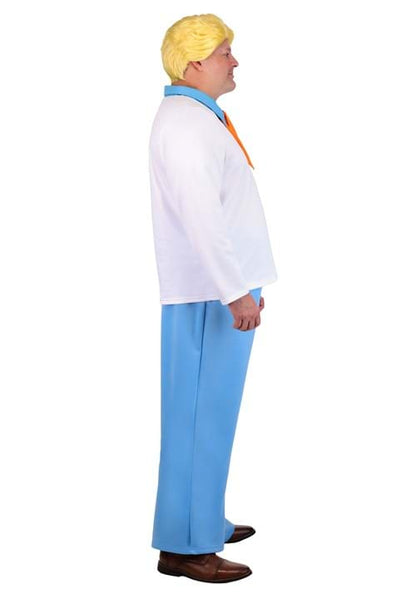 Plus Size Deluxe Scooby Doo Fred Costume for Men - US 1443