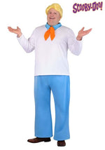 Plus Size Deluxe Scooby Doo Fred Costume for Men - US 1443