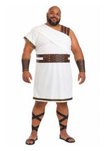 Plus Size Deluxe Greek Warrior Costume for Men - US 2012