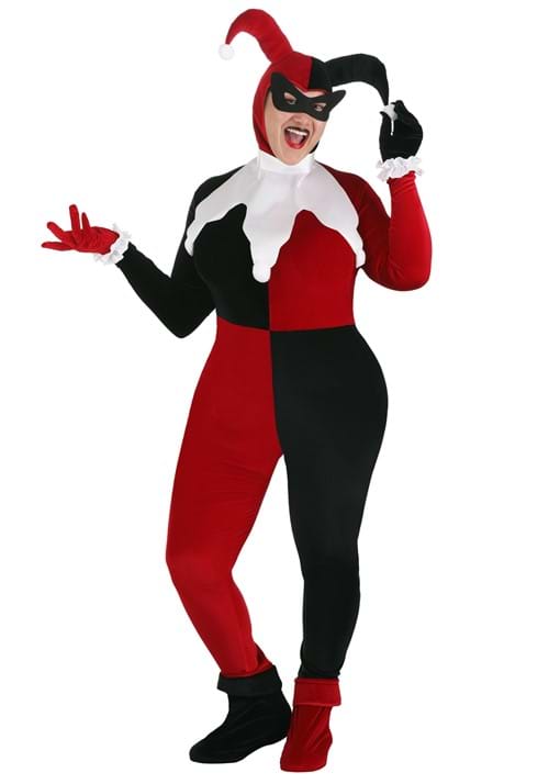 Plus Size Deluxe Harley Quinn Costume for Women - US 5048