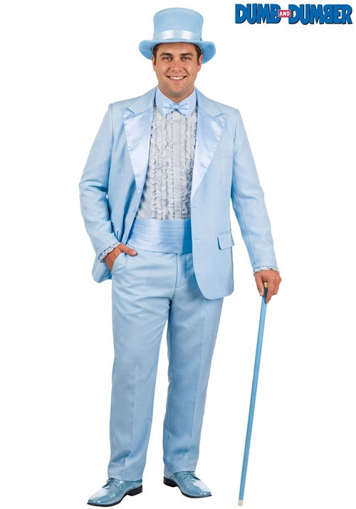 Plus Size Deluxe Harry Dunne Blue Dumb and Dumber Costume for Men - US 3112