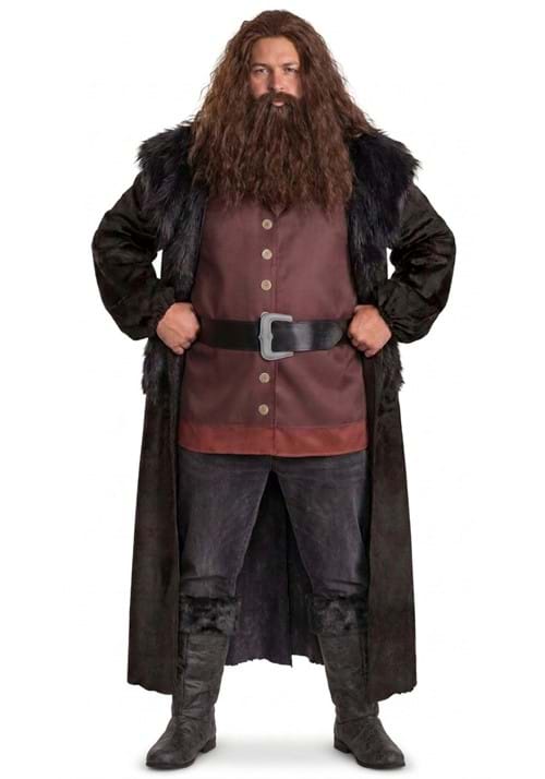 Plus Size Deluxe Harry Potter Hagrid Costume for Men - US 0153