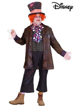 Plus Size Deluxe Live Action Disney Mad Hatter Costume for Men - US 5275
