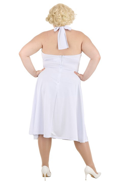 Women's Plus Size Deluxe Marilyn Halter Costume Dress - US 3581