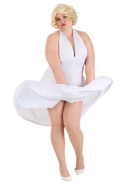 Women's Plus Size Deluxe Marilyn Halter Costume Dress - US 3581