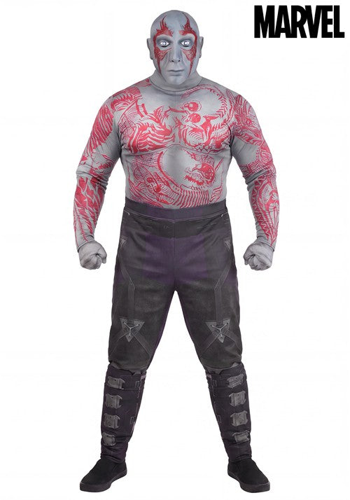 Plus Size Deluxe Marvel Drax Costume for Men - US 7240