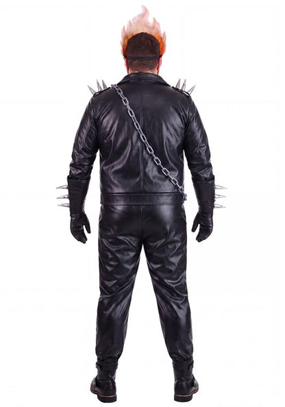 Plus Size Deluxe Marvel Ghost Rider Costume for Men - US 2854