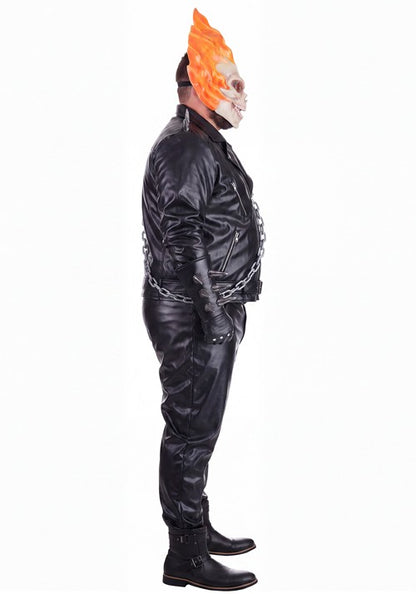 Plus Size Deluxe Marvel Ghost Rider Costume for Men - US 2854