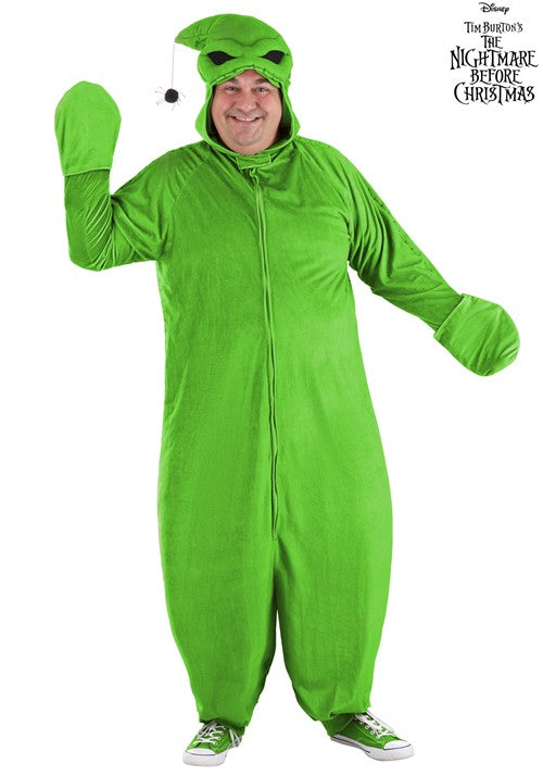 Plus Size Deluxe Nightmare Before Christmas Green Oogie Boogie Costume for Adults - US 4491
