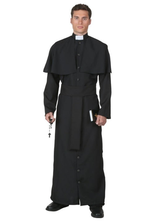 Men's Plus Size Deluxe Priest Costume - US 9557