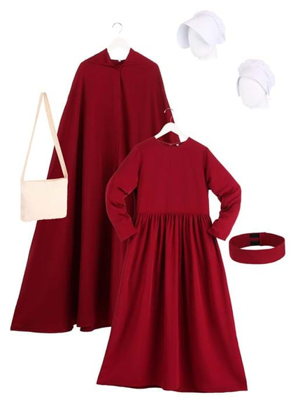 Plus Size Deluxe Red Cloak Costume for Women - US 4966