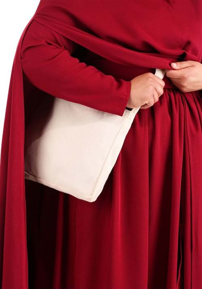 Plus Size Deluxe Red Cloak Costume for Women - US 4966