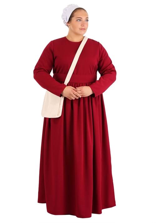 Plus Size Deluxe Red Cloak Costume for Women - US 4966