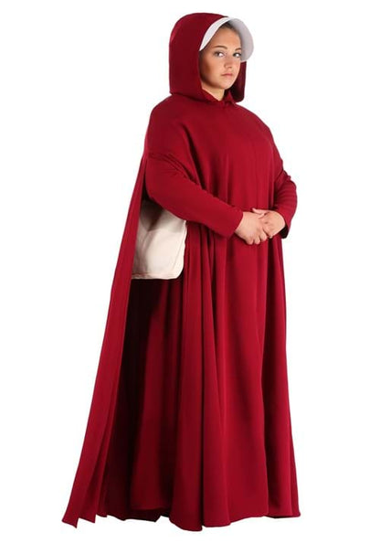 Plus Size Deluxe Red Cloak Costume for Women - US 4966