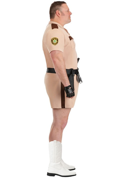 Plus Size Deluxe Reno 911 Lt. Dangle Costume for Men - US 7056