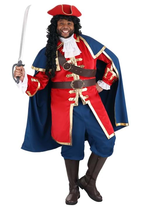 Plus Size Deluxe Rum Buccaneer Men's Costume - US 1337
