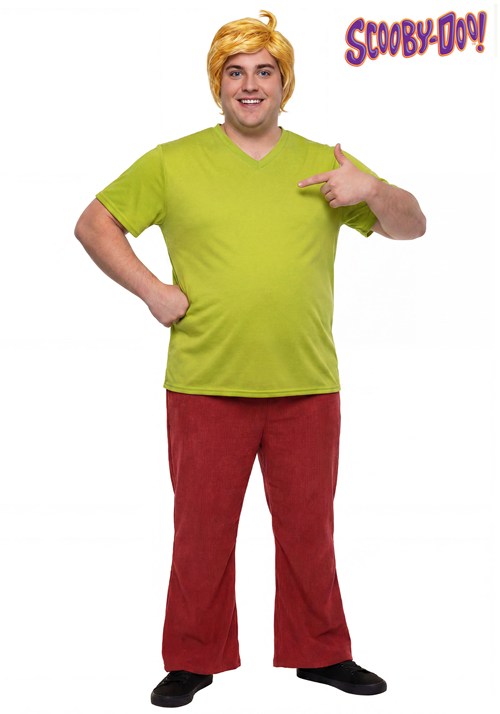 Plus Size Deluxe Scooby Doo Shaggy Costume for Men - US 5051
