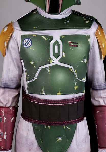 Plus Size Deluxe Star Wars Boba Fett Costume for Men - US 0624
