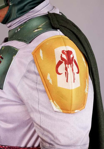 Plus Size Deluxe Star Wars Boba Fett Costume for Men - US 0624