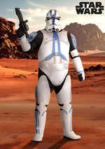 Plus Size Deluxe Star Wars Clone Trooper Costume for Men - US 4025