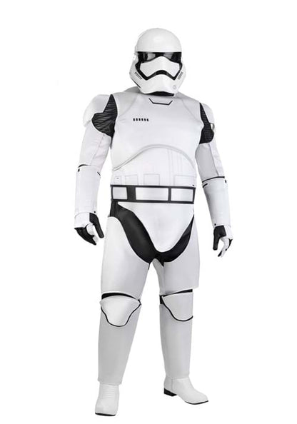 Plus Size Deluxe Star Wars First Order Stormtrooper Costume for Adults - US 1558