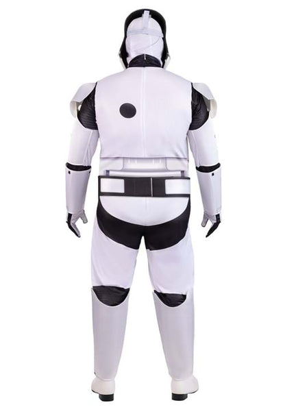 Plus Size Deluxe Star Wars First Order Stormtrooper Costume for Adults - US 1558