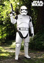 Plus Size Deluxe Star Wars First Order Stormtrooper Costume for Adults - US 1558