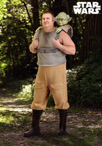 Plus Size Deluxe Star Wars Luke Skywalker with Yoda Costume for Men - US 0010