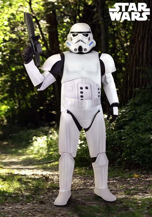 Plus Size Deluxe Star Wars Stormtrooper Costume for Adults - US 4468