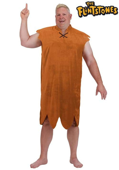 Plus Size Deluxe The Flintstones Barney Rubble Costume for Men - US 2869