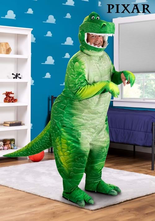 Adult Plus Size Deluxe Toy Story Rex Costume - US 8921