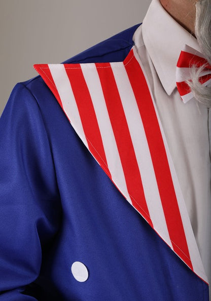 Men's Plus Size Deluxe Uncle Sam Costume - US 8742