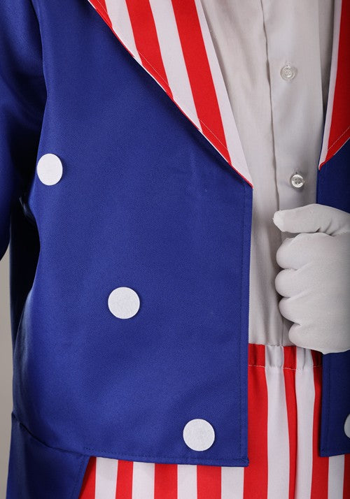 Men's Plus Size Deluxe Uncle Sam Costume - US 8742