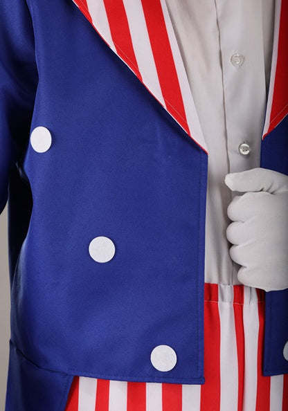 Men's Plus Size Deluxe Uncle Sam Costume - US 8742