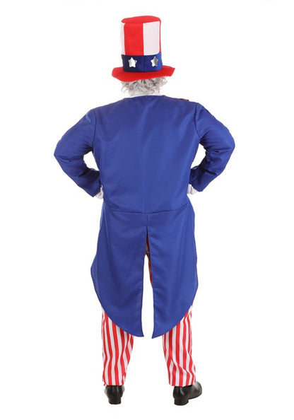 Men's Plus Size Deluxe Uncle Sam Costume - US 8742