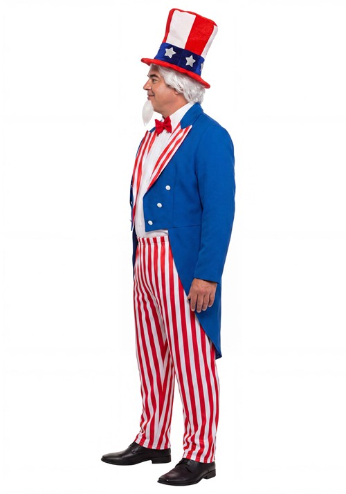 Men's Plus Size Deluxe Uncle Sam Costume - US 8742