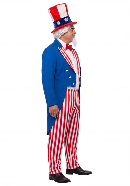 Men's Plus Size Deluxe Uncle Sam Costume - US 8742