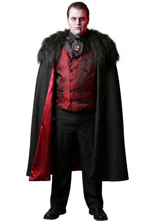 Plus Size Deluxe Vampire Costume for Men - US 6267