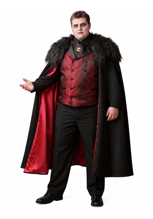 Plus Size Deluxe Vampire Costume for Men - US 6267