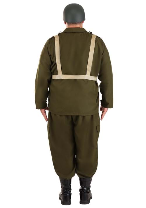 Plus Size Deluxe WW2 Soldier Costume for Men - US 0125