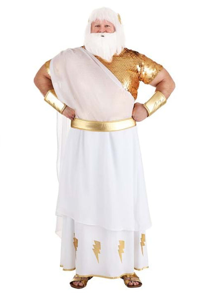 Plus Size Deluxe Zeus Men's Costume - US 0093