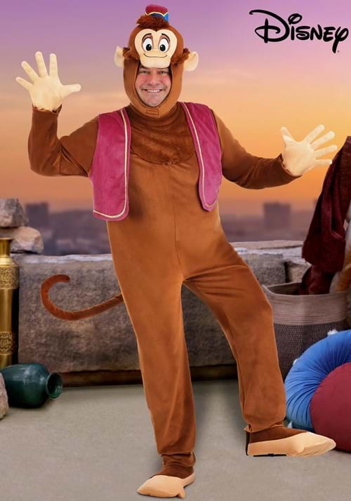 Plus Size Disney Aladdin Abu Costume for Men - US 5544