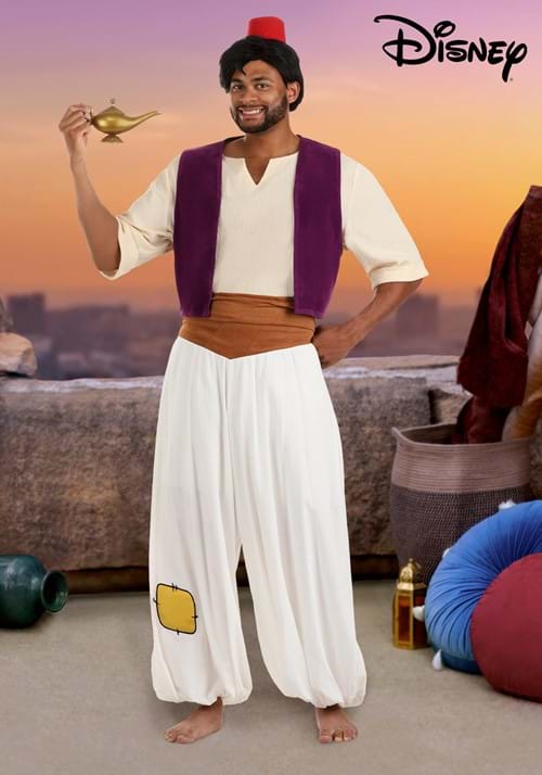 Plus Size Deluxe Disney Aladdin Costume for Men - US 1959