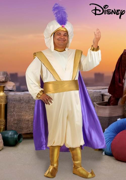 Plus Size Disney Aladdin Prince Ali Costume for Men - US 9703